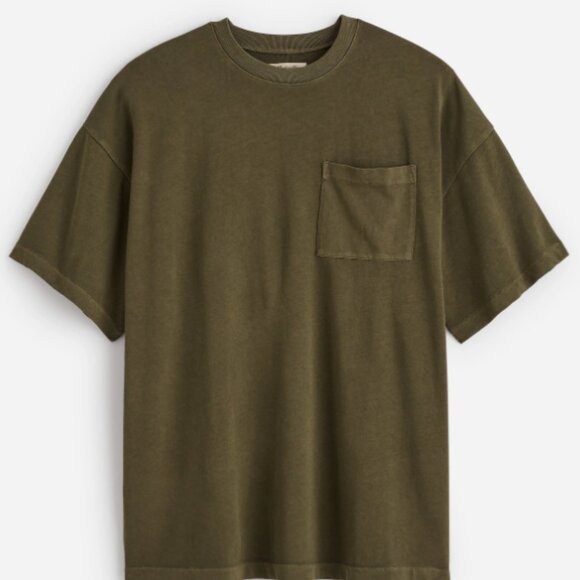 Madewell Garment-Dyed Oversized Pocket Tee XS - Picture 5 of 5